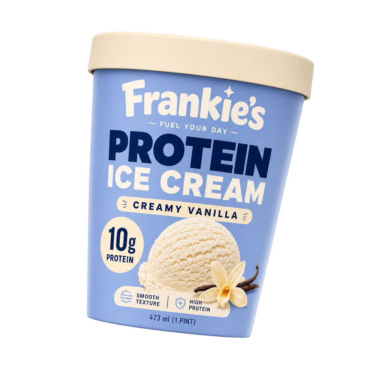 Frankie's Protein Ice Cream — Creamy Vanilla pint